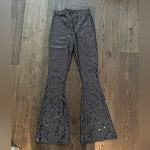 Sequin Flare Leggings (Holiday Party Ready)